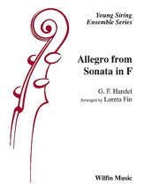 Allegro from Sonata in F Orchestra sheet music cover